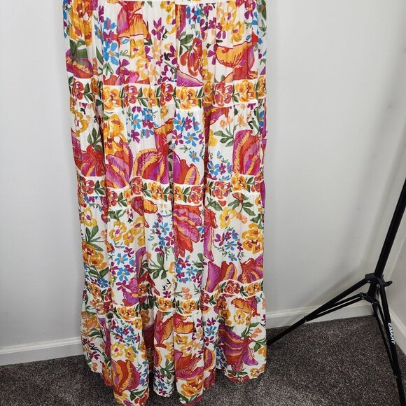 NWT Sezane X Farm Rio Alamedee Maxi Dress Size 4 - Picture 9 of 17